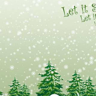Let It Snow desktop wallpaper