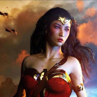 Woman power wallpaper