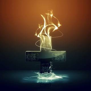 New Year cross wallpaper