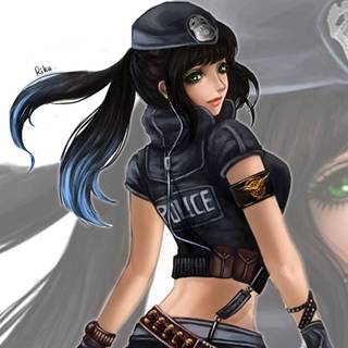 Women officer wallpaper