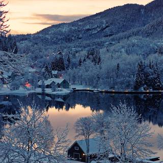 Outdoor winter wallpaper