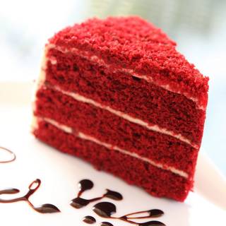 Red velvet cake wallpaper