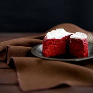 Red velvet cake wallpaper