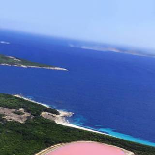 Lake Hillier wallpaper
