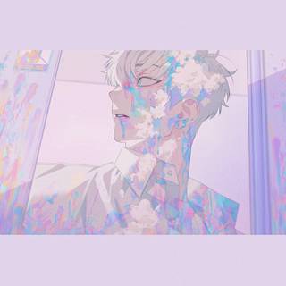 Anime pastel boy wallpaper