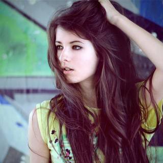 Cute teenage girl wallpaper