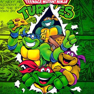 Teenage Mutant Ninja Turtles logo wallpaper