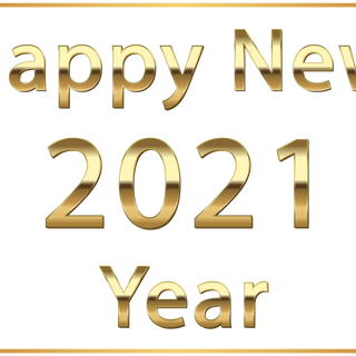 Happy New Year gold 2021 wallpaper