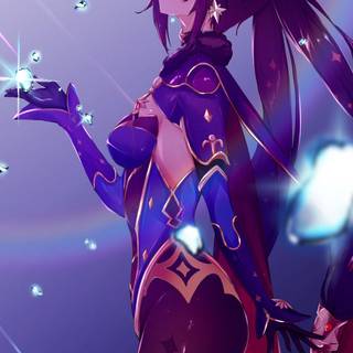 Genshin Impact Mona wallpaper