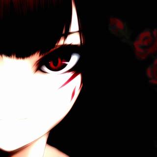 Red eyes anime wallpaper