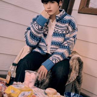 Moodboard Huening Kai wallpaper