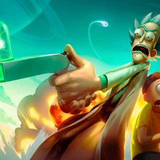 Rick and Morty PS4 wallpaper