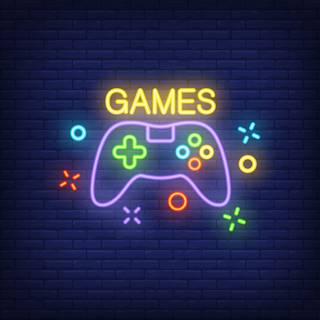 Neon games wallpaper