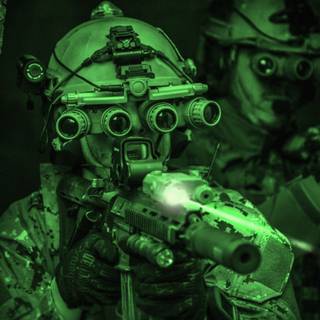 Thermal vision wallpaper