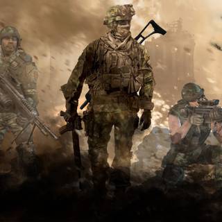 Call of Duty MW2 group pic wallpaper