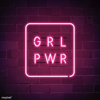 Hermione Granger neon lights wallpaper