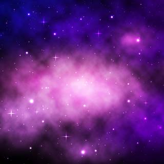 Glowing purple planet wallpaper
