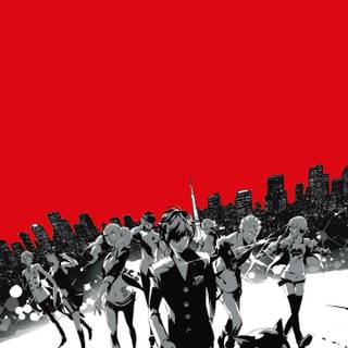 4k phone Persona wallpaper