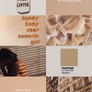 Aesthetic caramel wallpaper