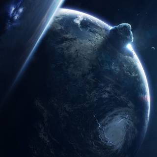 iPhone space 4k wallpaper