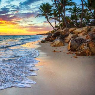 Beautiful ocean landscape wallpaper