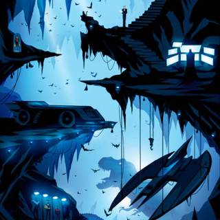 Bat cave wallpaper