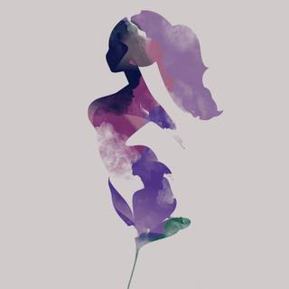 Flower women wallpaper