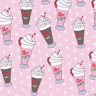 Pink milkshake wallpaper