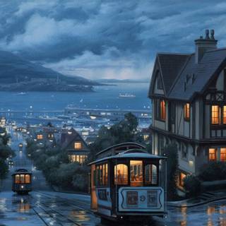 Computer rain wallpaper