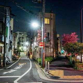 Japanese street wallpaper