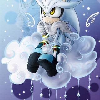 Silver and Sonic wallpaper
