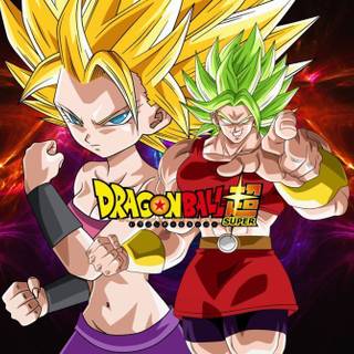 Goku x Caulifla wallpaper