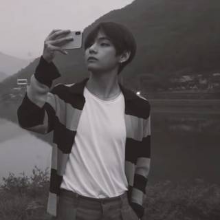 Winter bear love wallpaper