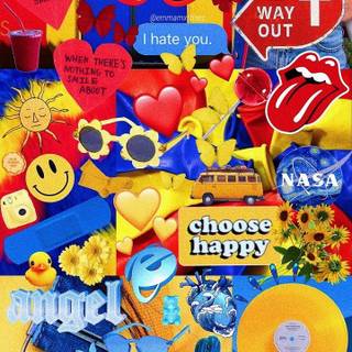 Aesthetic color wallpaper