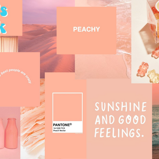 Peach aesthetic Mac wallpaper