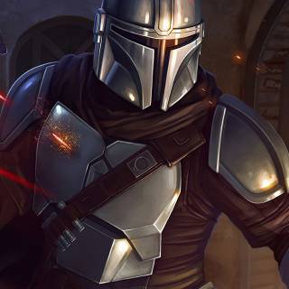 iPhone 12 Mandalorian wallpaper