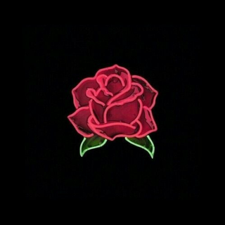 Neon rose wallpaper