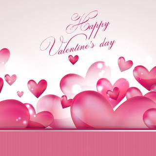 Happy Valentines Day hearts wallpaper