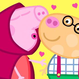 Valentine's Day Peppa Pig wallpaper