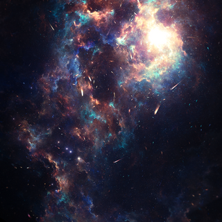 Cellphone space nebula HD wallpaper