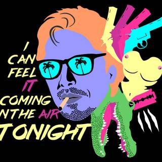 Miami Vice retro wallpaper