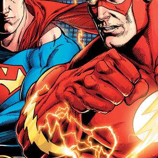 iPhone Flash comic wallpaper