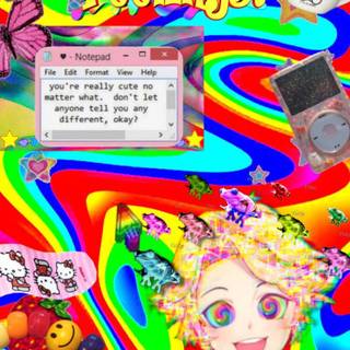 Kidcore aesthetic wallpaper