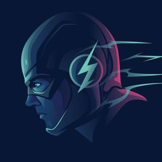 iPhone Flash comic wallpaper