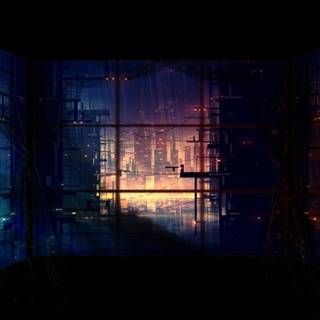 Dark city aesthetic wallpaper