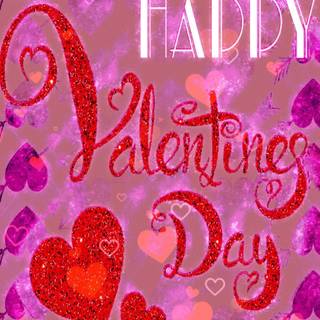 Glittery Valentines wallpaper