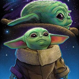 Baby Yoda 2021 wallpaper