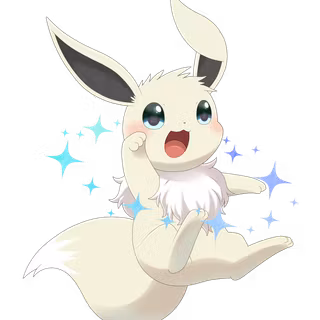 Baby shiny Eevee wallpaper