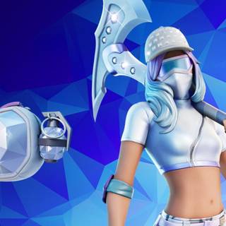 Diamond Diva Fortnite wallpaper