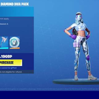 Diamond Diva Fortnite wallpaper